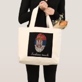 Grand Tote Bag Serbian (Devant (produit))