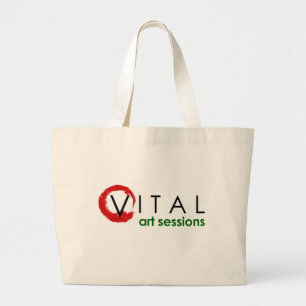 Grand Tote Bag Sessions d'art vitales Fourre-tout