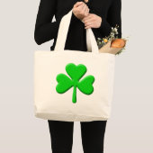 Grand Tote Bag shamrock 3d (Devant (produit))