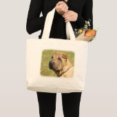 Grand Tote Bag Shar Pei (Devant (produit))