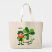 Grand Tote Bag Shenanigans Leprechaun Shamrock St Patrick’s Day (Dos)