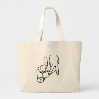Grand Tote Bag Signe de main de Los Angeles