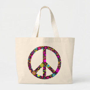 Grand Tote Bag SIGNE DE PAIX FLORALE super