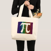 Grand Tote Bag Signe de pi électrique (Devant (produit))