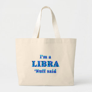 Grand Tote Bag Signe de zodiaque de Balance