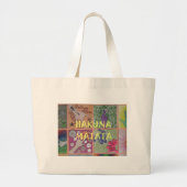 Grand Tote Bag Signe Hakuna Matata - Impression (Devant)