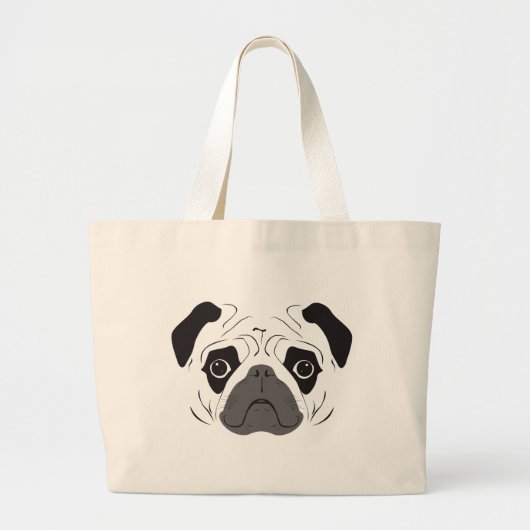 Grand Tote Bag Silhouette carlin (Devant)