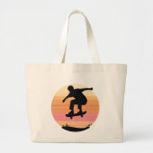 Grand Tote Bag Silhouette - Patinage minimum (Devant)