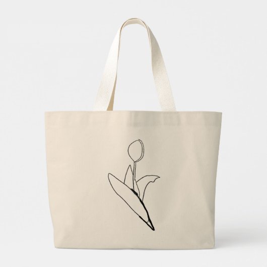 Grand Tote Bag Simplement floral (Dos)