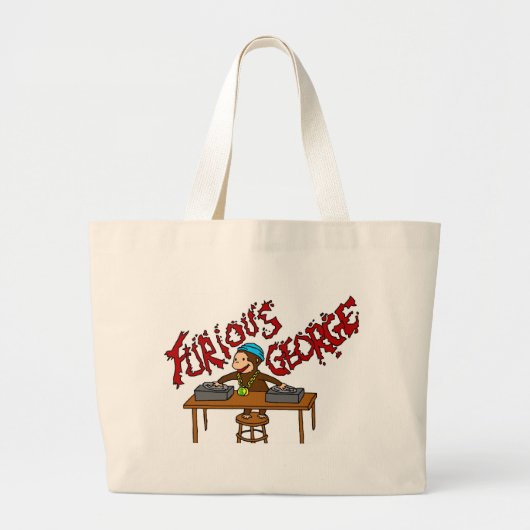 Grand Tote Bag Singe DJ (Devant)