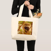 Grand Tote Bag Singe effronté. (Devant (produit))