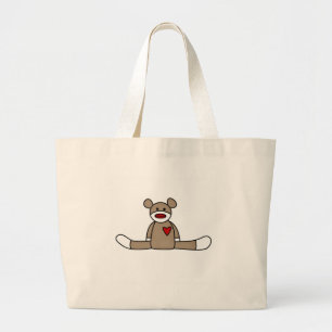 Grand Tote Bag Singe original de chaussette