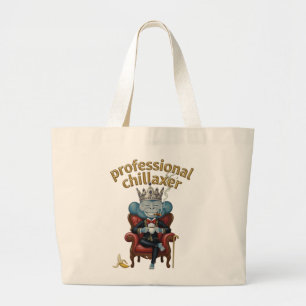 Grand Tote Bag Singe professionnel esthétique Chillaxer