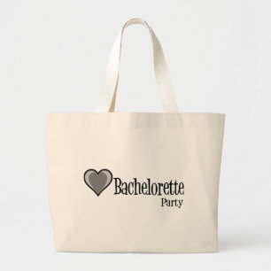 Grand Tote Bag SingleHeart-BacheloretteParty-Noir