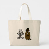 Grand Tote Bag Six semaines de moins d'hiver (Dos)
