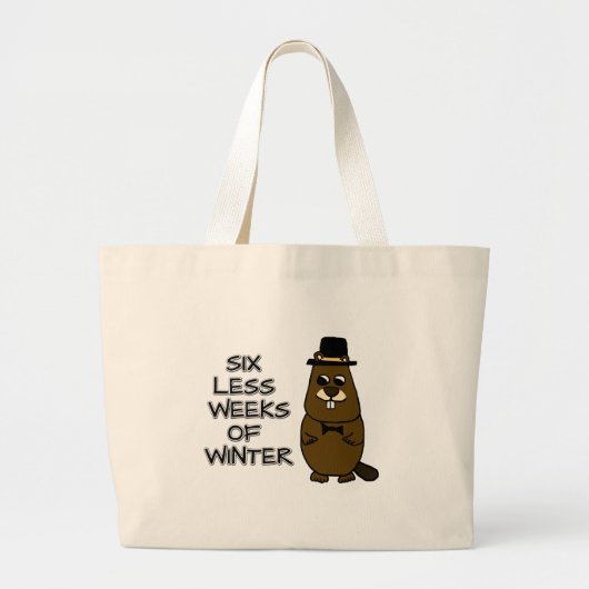 Grand Tote Bag Six semaines de moins d'hiver (Devant)
