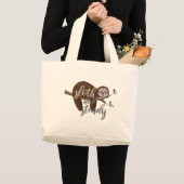 Grand Tote Bag Sloth et Steady (Devant (produit))