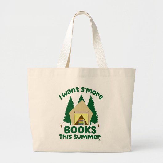 Grand Tote Bag Smore Books For Summer Reading Season (Devant)
