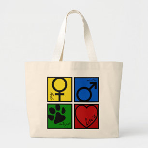Grand Tote Bag SNAL Spay-Neuter-Adopt-Love