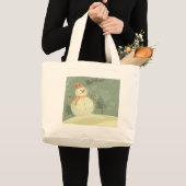 Grand Tote Bag Snowman (Devant (produit))