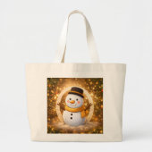Grand Tote Bag Snowman (Devant)