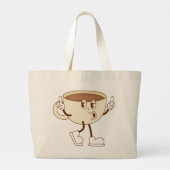 Grand Tote Bag Soft Days Ahead – Minimal Lowercase Typography wit (Dos)