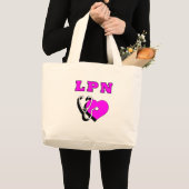 Grand Tote Bag Soin de LPN (Devant (produit))