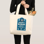 Grand Tote Bag Soirée Burns écossaise (Devant (produit))