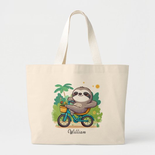 Grand Tote Bag Soirée vélo de parfum sur mesure (Devant)