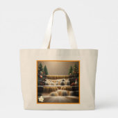 Grand Tote Bag "Solace de la nuit pacifique" (Dos)