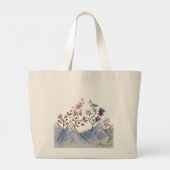 Grand Tote Bag Solitude Montagnarde (Dos)
