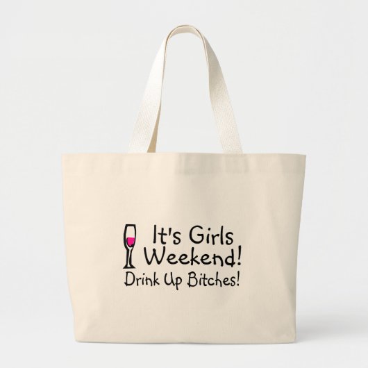 Grand Tote Bag Son week-end de filles (Devant)