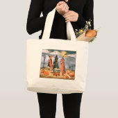 Grand Tote Bag Sorcières de teckel (Devant (produit))