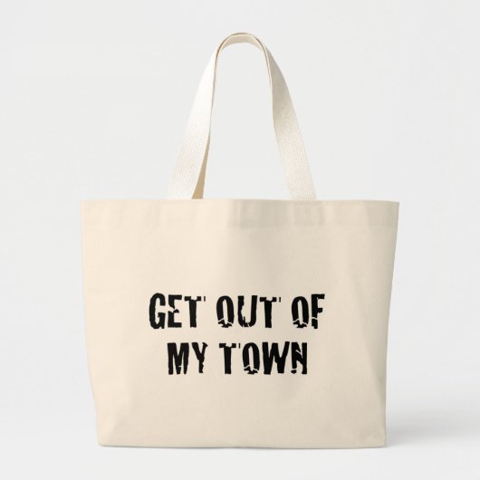 Grand Tote Bag Sortez de ma ville… (Devant)
