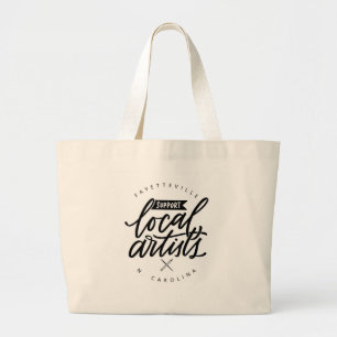 Grand Tote Bag Soutenez les artistes locaux dans votre ville