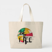 Grand Tote Bag Soyez libre (Dos)