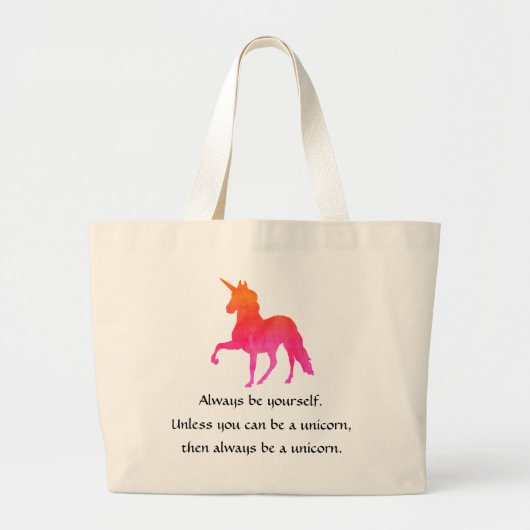 Grand Tote Bag Soyez toujours vous-même.  À moins que vous (Devant)