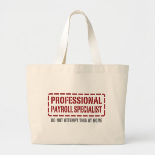 Grand Tote Bag Spécialiste professionnel en feuille de paie