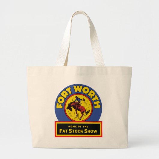Grand Tote Bag Spectacle Stock de Fort Worth (Devant)