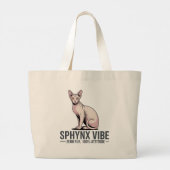 Grand Tote Bag Sphynx Cat Vibe Under Sunlight Art (Dos)