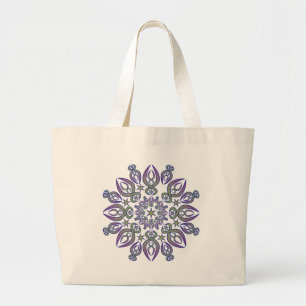 Grand Tote Bag Spikes bleus