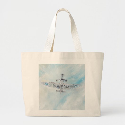 Grand Tote Bag SPITFIRE. "As de pique. 2014. (Devant)