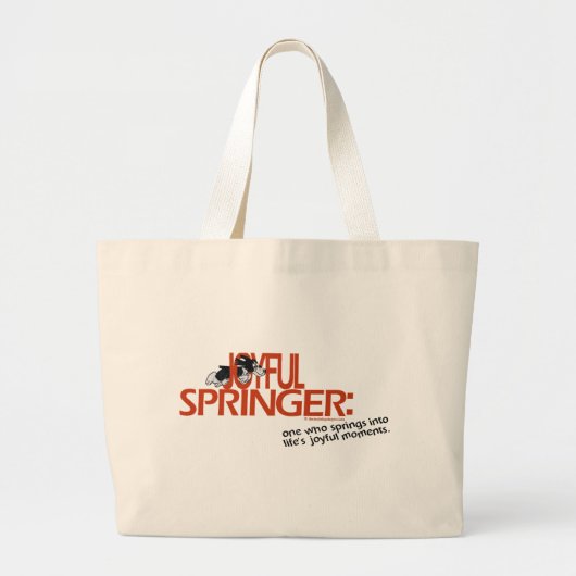 Grand Tote Bag Springer joyeux défini (Devant)