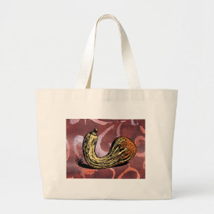 Grand Tote Bag Squash sur le Motif rouge
