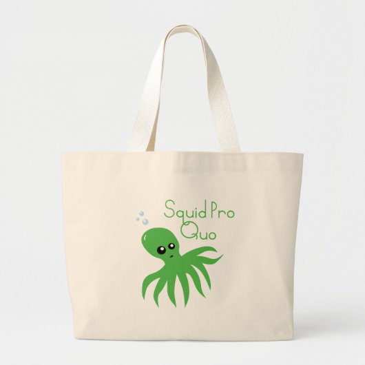 Grand Tote Bag Squid Pro Quo (Devant)
