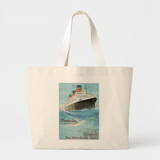 Grand Tote Bag ss Paris - La ligne française (Devant)