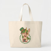 Grand Tote Bag St patrick Unicorn (Devant)