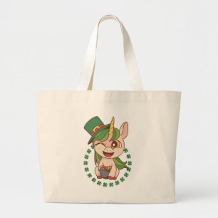 Grand Tote Bag St patrick Unicorn