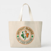 Grand Tote Bag St. Patrick's Day Charm Cutest Clover dans le Patc (Dos)