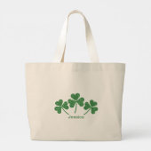 Grand Tote Bag St. Patrick's Day Green Vine Shamrock Irish Party (Dos)